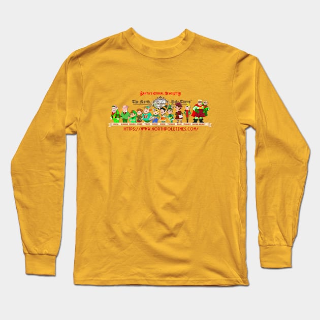 North pole times Long Sleeve T-Shirt by richhwalsh